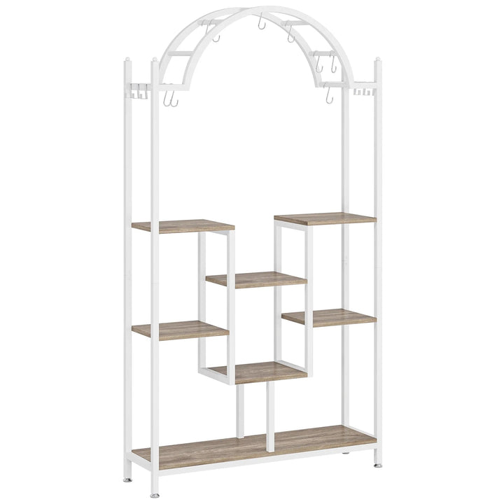 Arcolo Flower Stands with Hanging Hooks Rack | Furniture | Waseeh Pakistan