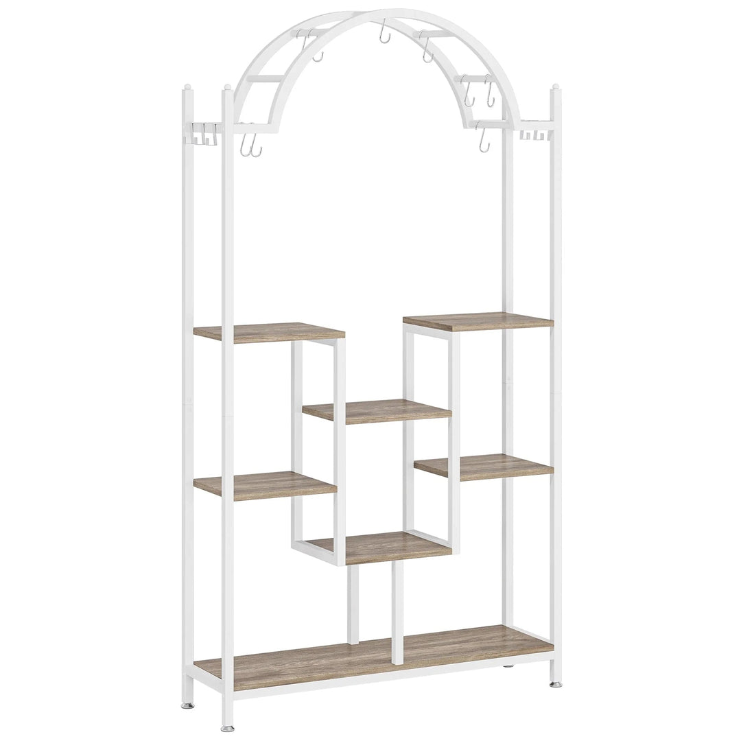 Arcolo Flower Stands with Hanging Hooks Rack | Furniture | Waseeh Pakistan