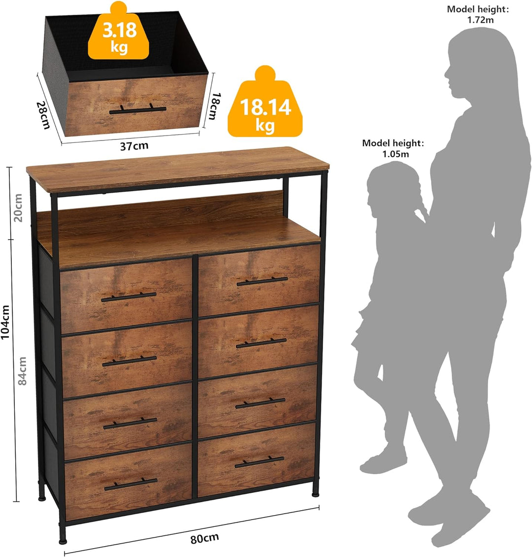 Armove Dresser Bedroom Lounge Living Room Cloth Fabrics Storage Table Rack | Not Sale FB | Waseeh Pakistan