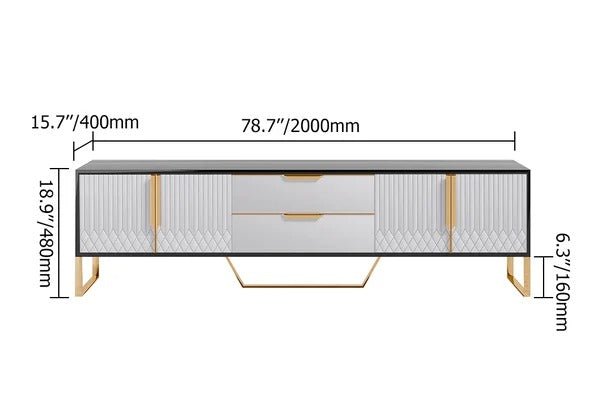 Aro Modern Media LED TV Stand Lounge Console with 2 Drawers | Not Sale FB | Waseeh Pakistan