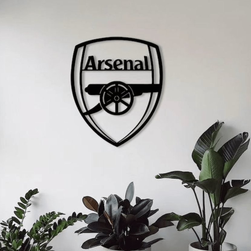 Arsenal FC Crest Wall Art - Premium Football Club Decor for Gunners Fans | Home Décor | Waseeh Pakistan