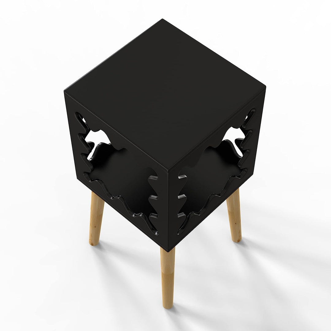 Artistic Square Bookcase Nightstand Side End Table | Furniture | Waseeh Pakistan