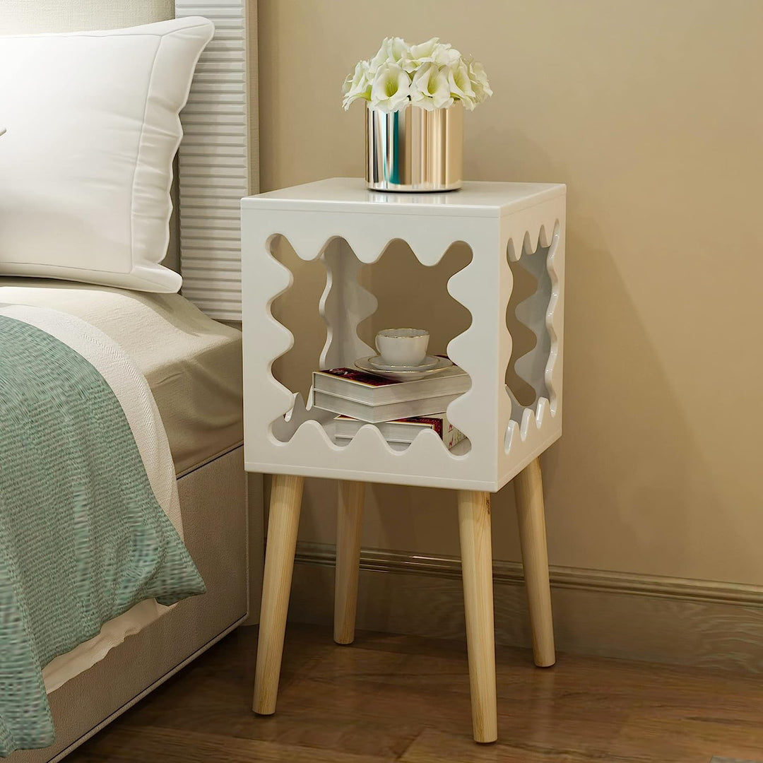 Artistic Square Bookcase Nightstand Side End Table | Furniture | Waseeh Pakistan