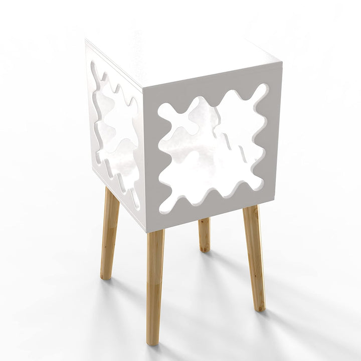 Artistic Square Bookcase Nightstand Side End Table | Furniture | Waseeh Pakistan