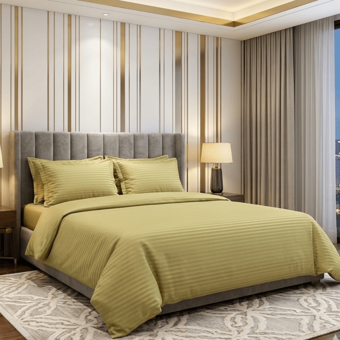 Aurevina Cotton Bedsheets (Set of 3) | Home Décor | Waseeh Pakistan
