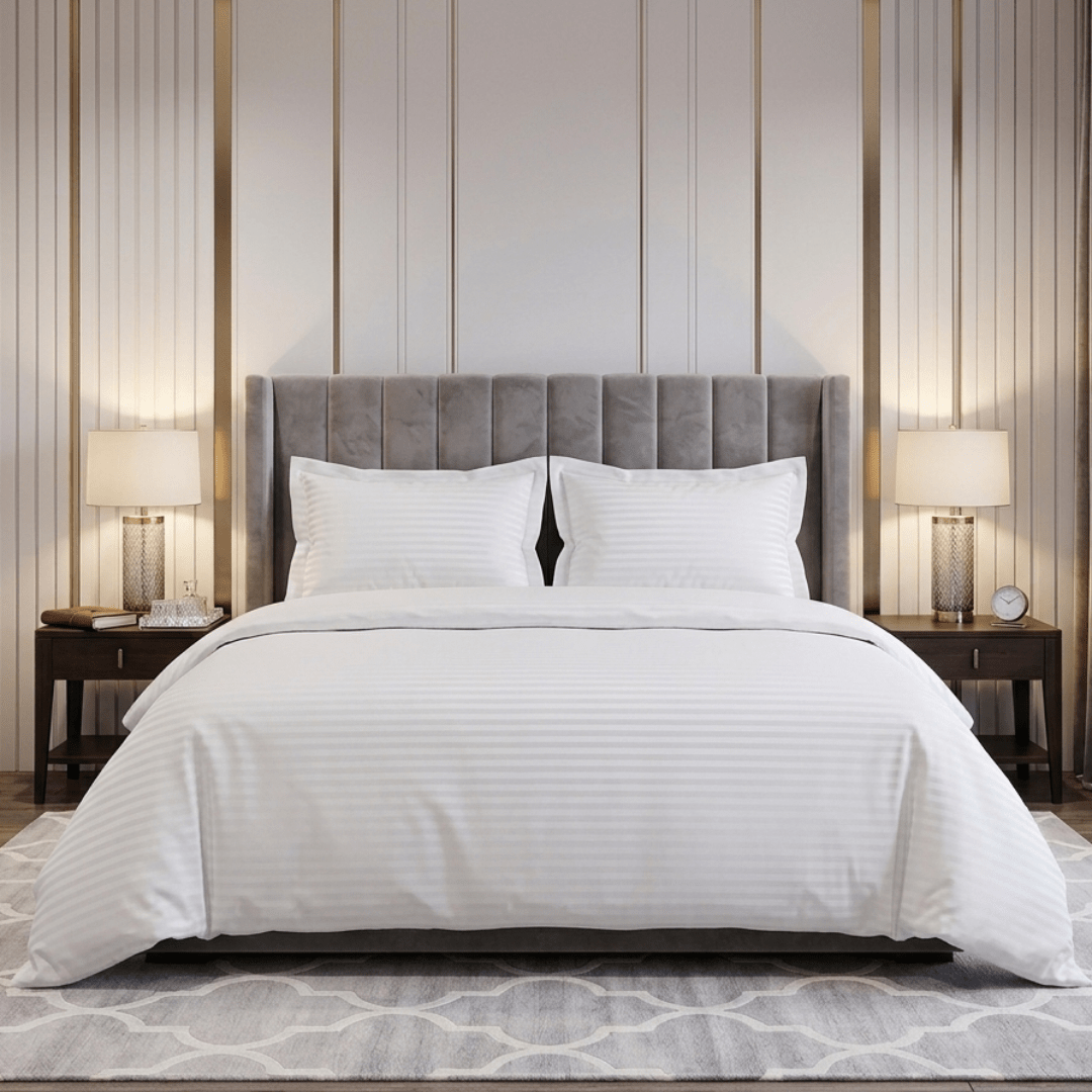 Aurevina Cotton Bedsheets (Set of 3) | Home Décor | Waseeh Pakistan