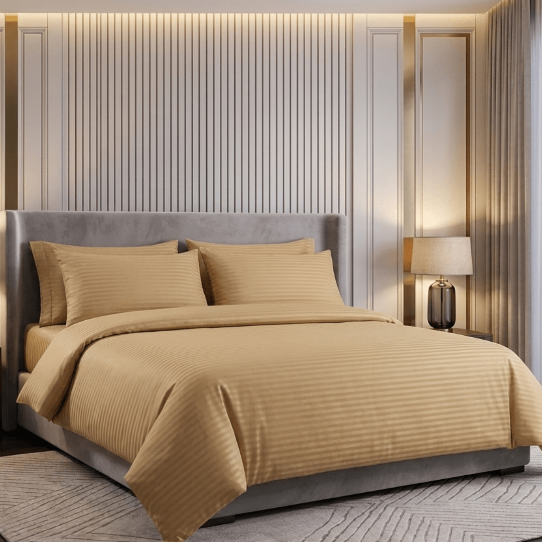 Aurevina Cotton Bedsheets (Set of 3) | Home Décor | Waseeh Pakistan