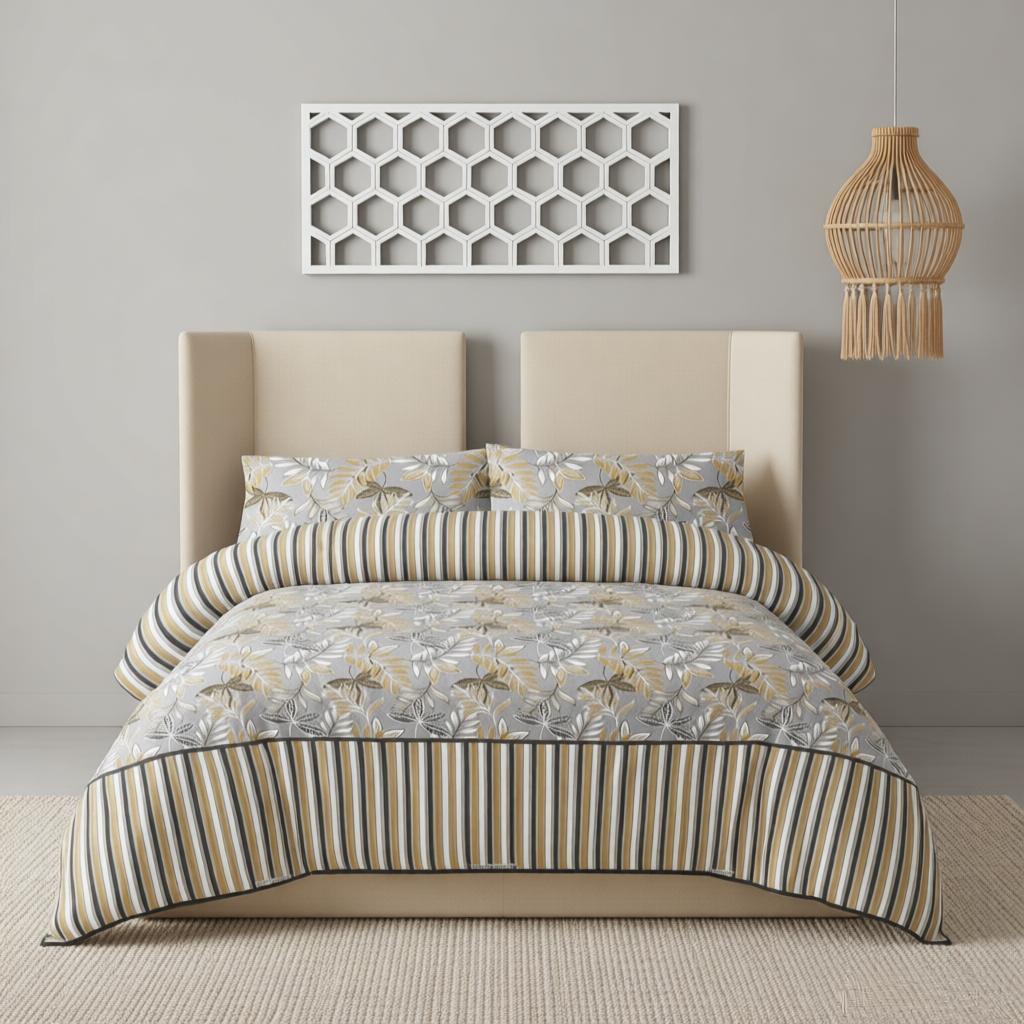 Aurevine Comfort Bed Sheets (Set of 3) | Home Décor | Waseeh Pakistan