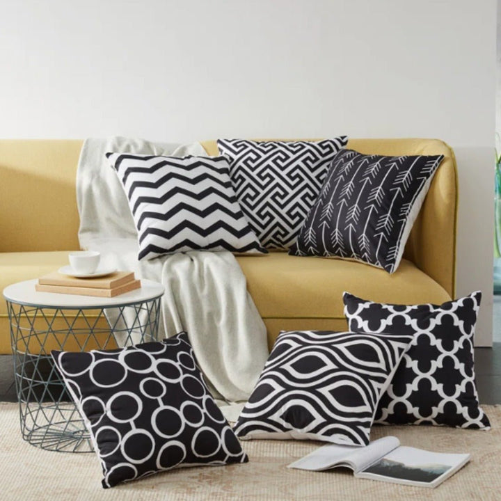 Aurissa geometric Cushion Covers (Set of 6) | Home Décor | Waseeh Pakistan
