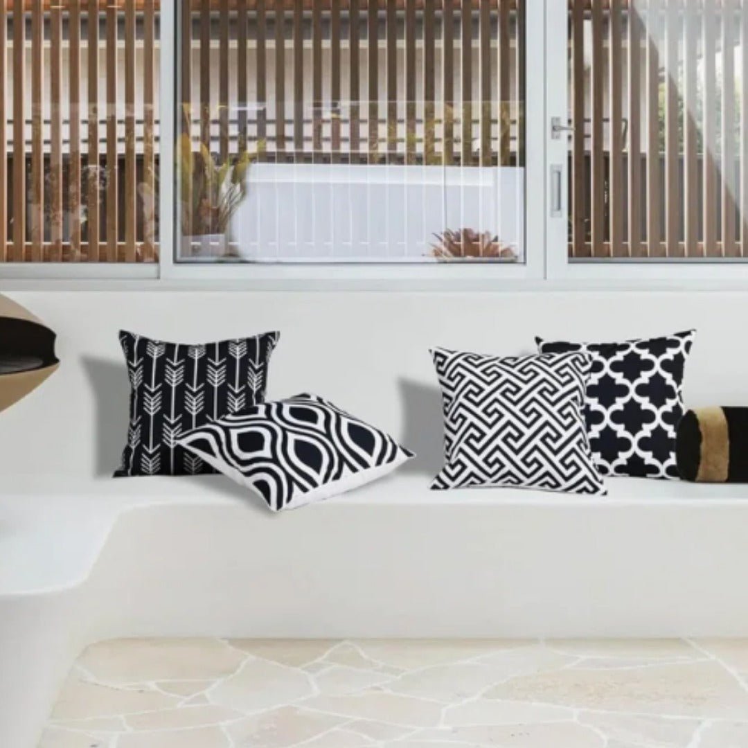 Aurissa geometric Cushion Covers (Set of 6) | Home Décor | Waseeh Pakistan