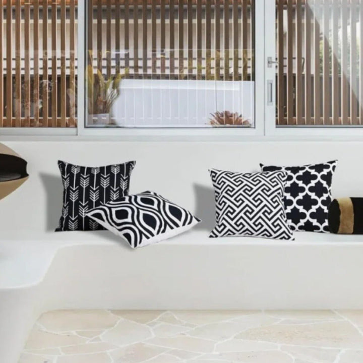 Aurissa geometric Cushion Covers (Set of 6) | Home Décor | Waseeh Pakistan
