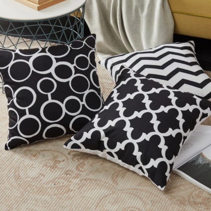 Aurissa geometric Cushion Covers (Set of 6) | Home Décor | Waseeh Pakistan