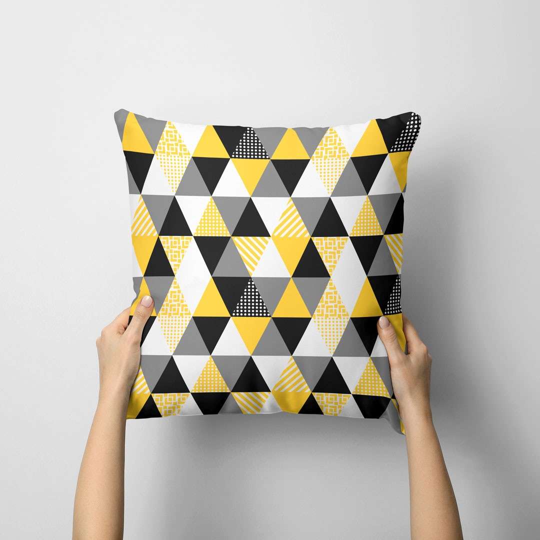 Aveline Triangle Cushion Covers (Set of 4) | Home Décor | Waseeh Pakistan