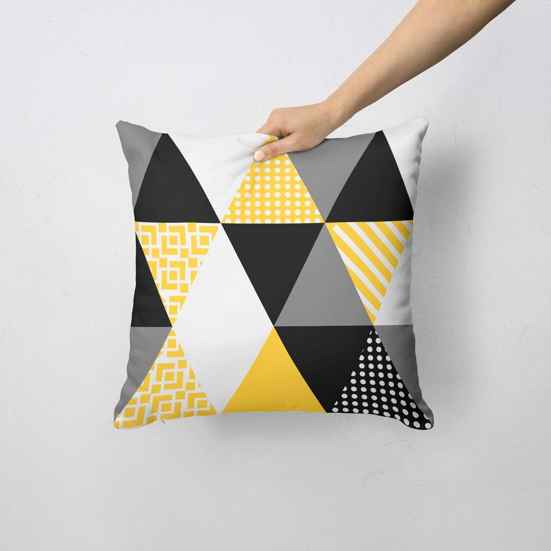 Aveline Triangle Cushion Covers (Set of 4) | Home Décor | Waseeh Pakistan