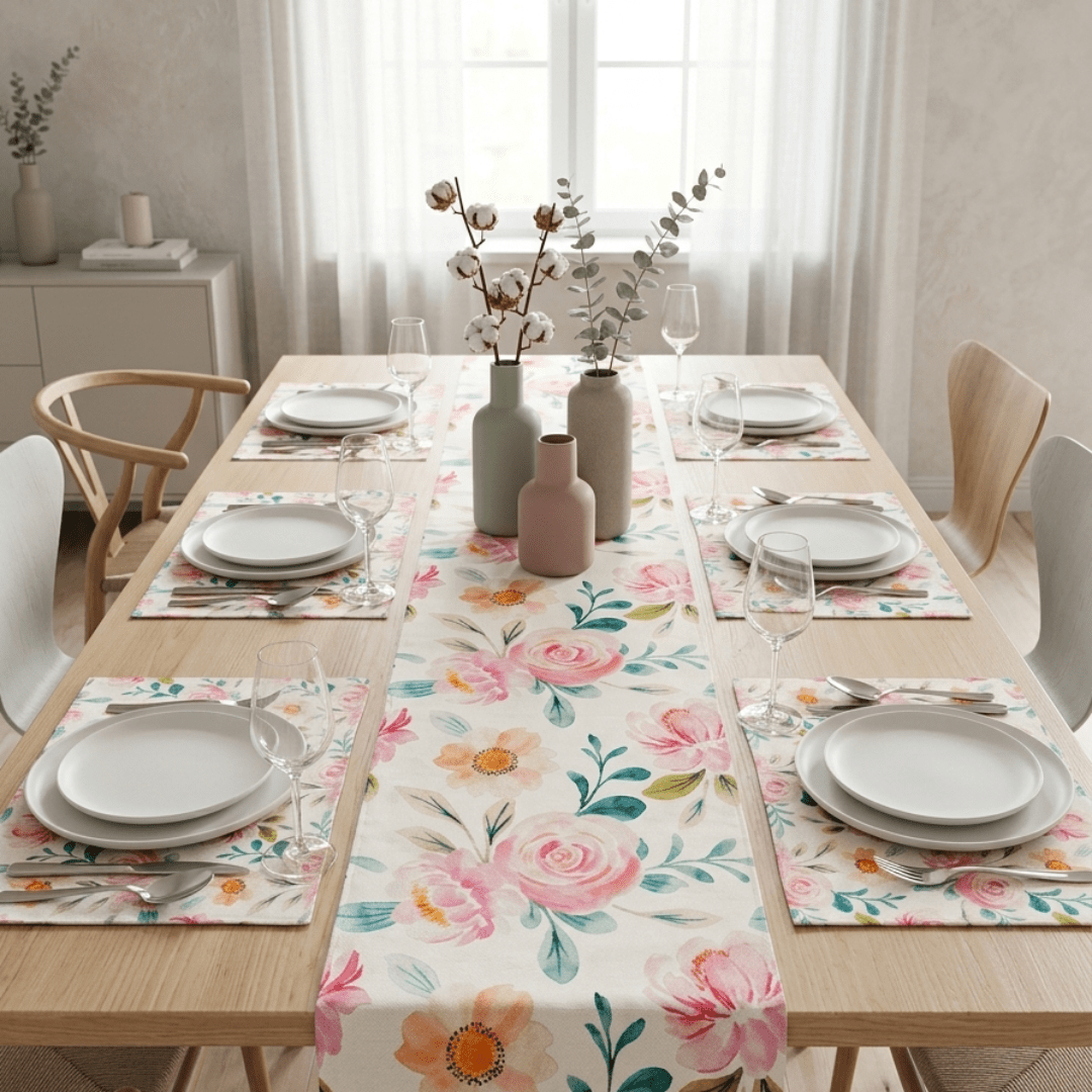 Avenelle Table Runner &amp; Mats Set | Home Décor | Waseeh Pakistan