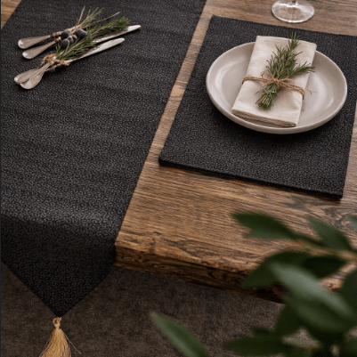 Avenia Table Runner &amp; Mats Set (Shanghai Fabric) | Home Décor | Waseeh Pakistan