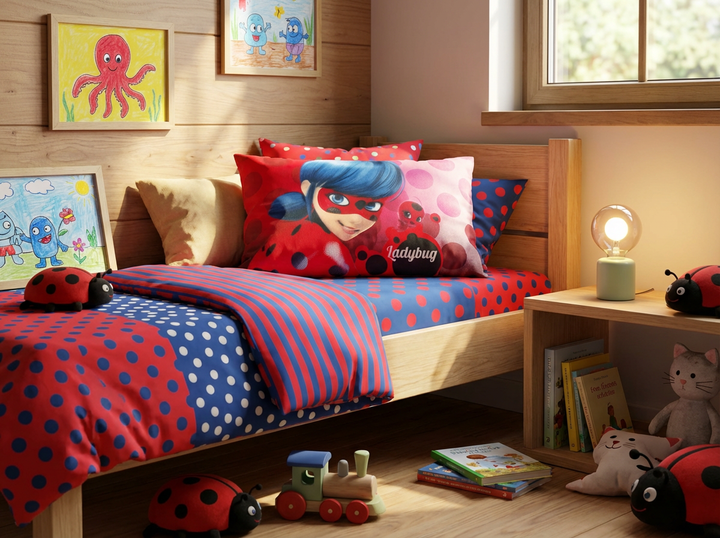 Avenza Lady Bug Cushion Cover | Home Décor | Waseeh Pakistan