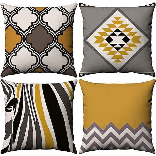Averelle Cushion Covers (Set of 4) | Home Décor | Waseeh Pakistan