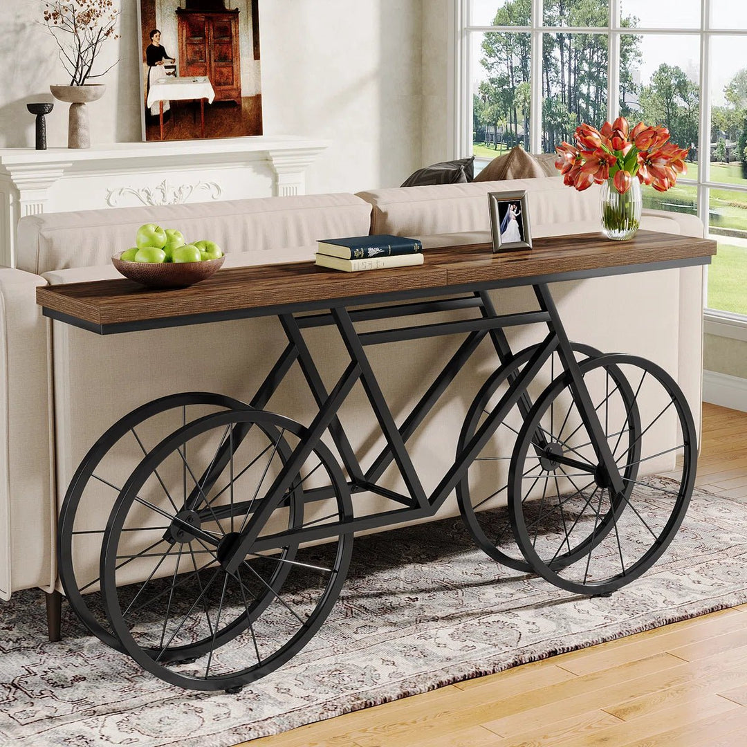 Baisso Cycle Living Lounge Hallway Entryway Console Table | Not Sale FB | Waseeh Pakistan