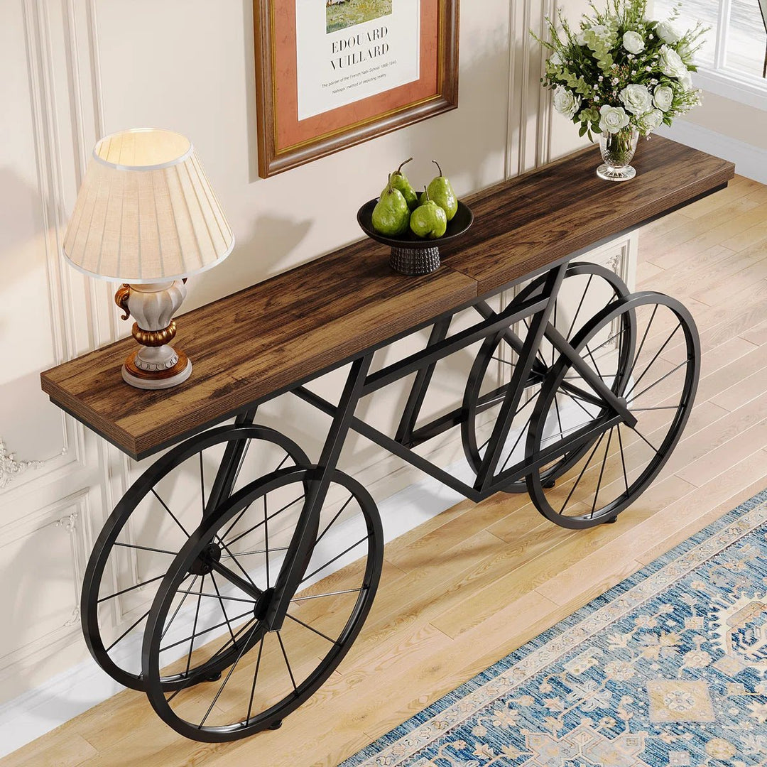 Baisso Cycle Living Lounge Hallway Entryway Console Table | Not Sale FB | Waseeh Pakistan