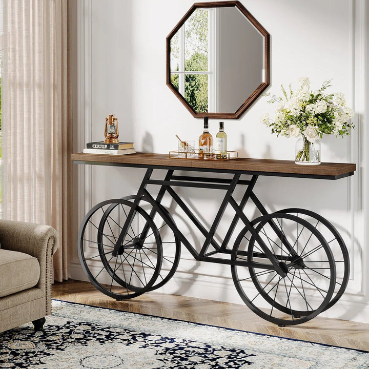 Baisso Cycle Living Lounge Hallway Entryway Console Table | Not Sale FB | Waseeh Pakistan