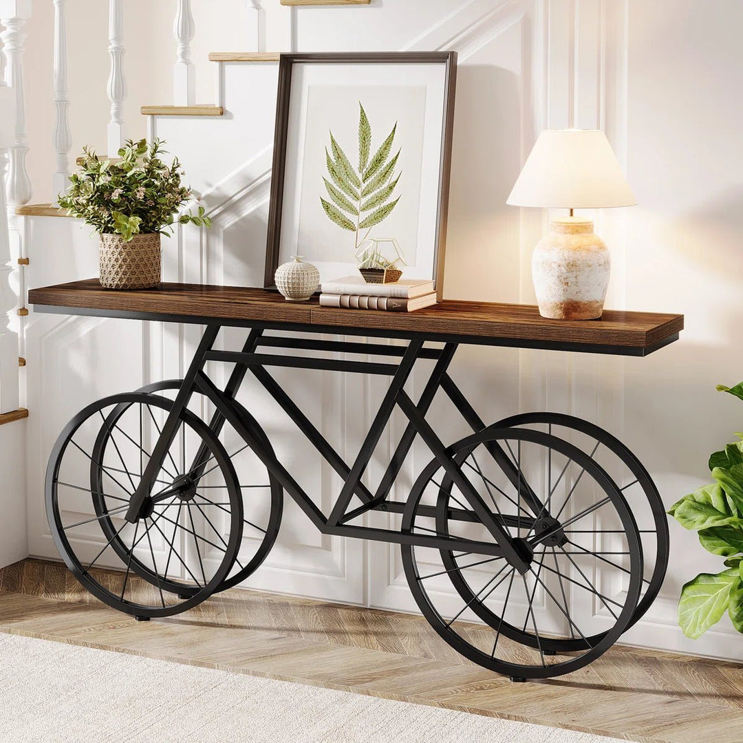 Baisso Cycle Living Lounge Hallway Entryway Console Table | Not Sale FB | Waseeh Pakistan