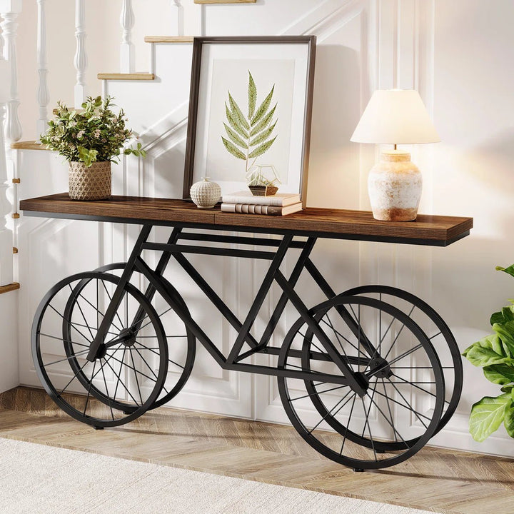 Baisso Cycle Living Lounge Hallway Entryway Console Table | Not Sale FB | Waseeh Pakistan