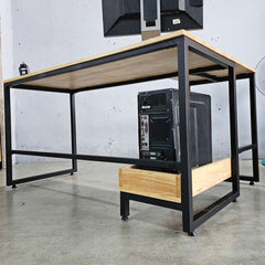 Ducolo L-shaped computer Desk Workstation Table