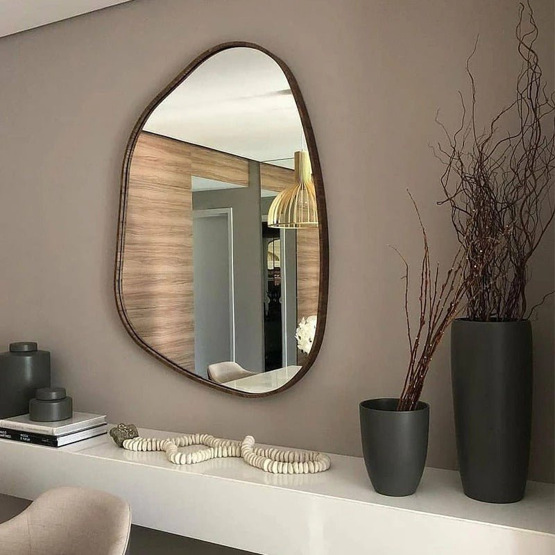 Banheiro Irregular Wall Mounted Hanging Bath Bedroom Hallway Mirror Decor | Home Décor | Waseeh Pakistan