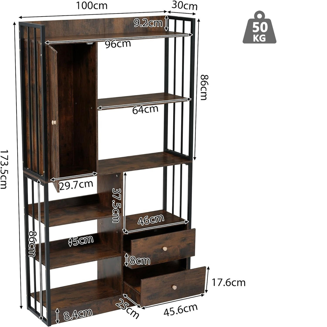 Becag Living Lounge Drawing Room Bookcase Organizer Rack | Furniture | Waseeh Pakistan