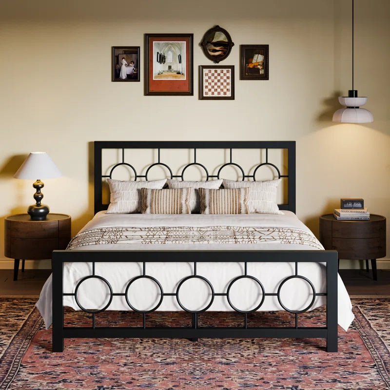 Bloneva All Metal Open-Frame Low Platform Bed | Furniture | Waseeh Pakistan