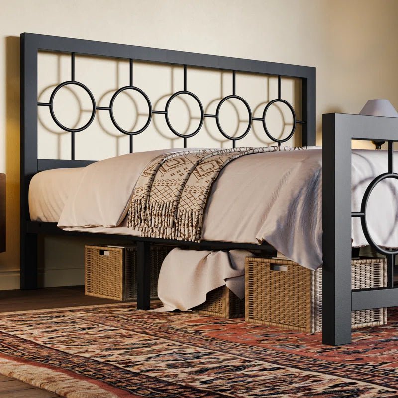 Bloneva All Metal Open-Frame Low Platform Bed | Furniture | Waseeh Pakistan