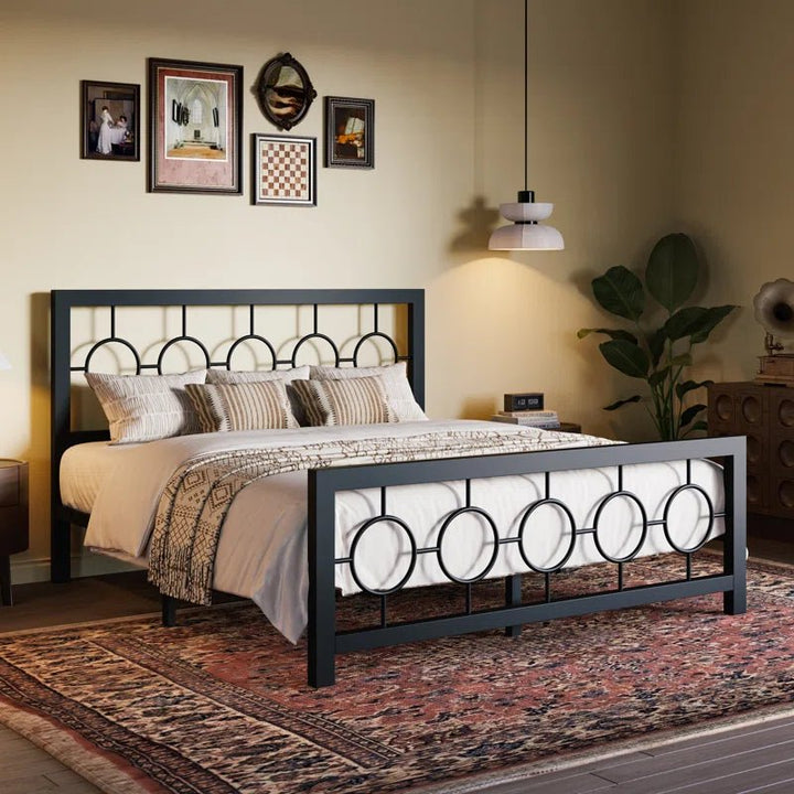 Bloneva All Metal Open-Frame Low Platform Bed | Furniture | Waseeh Pakistan
