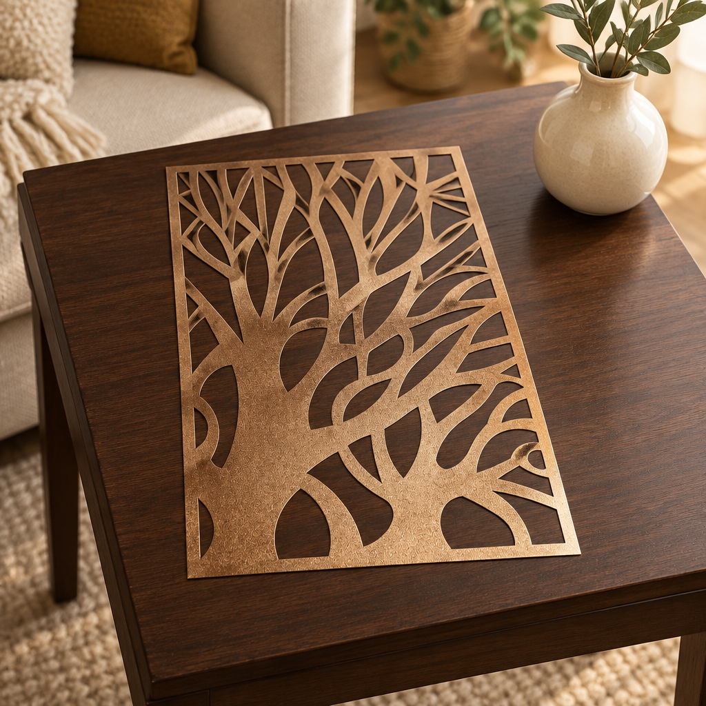Bronzy Table Toppie (Rectangle) | Home Décor | Waseeh Pakistan