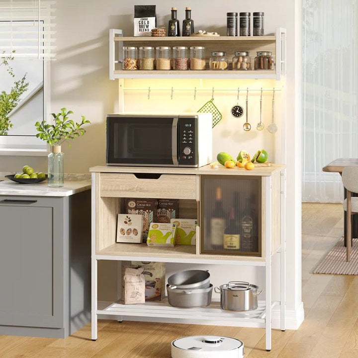 Bulut Kitchen Microwave Organizer Spice Holder Bakers Rack | Not Sale FB | Waseeh Pakistan