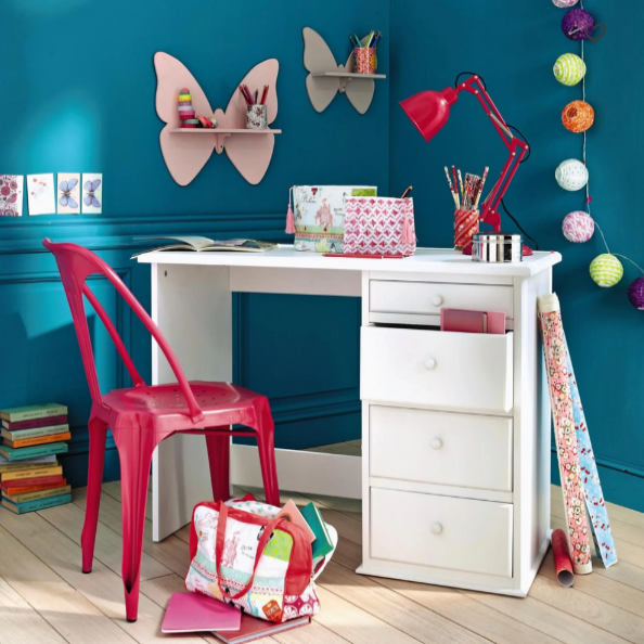 Butterfly Ornament Bedroom Book Organizer Floating Shelve - Special | Furniture | Waseeh Pakistan