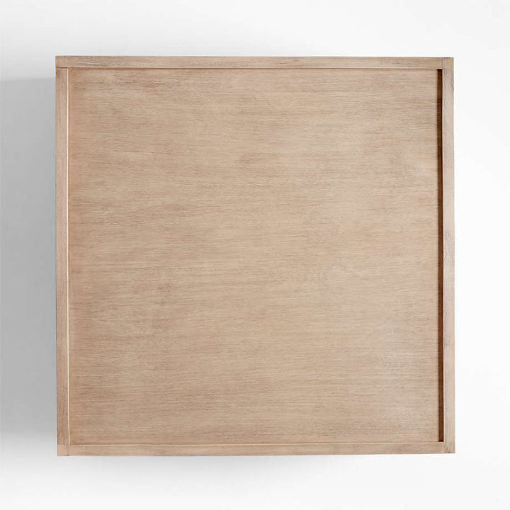 Caen Living Lounge Square Storage Coffee Table (Solid Wood) | Furniture | Waseeh Pakistan