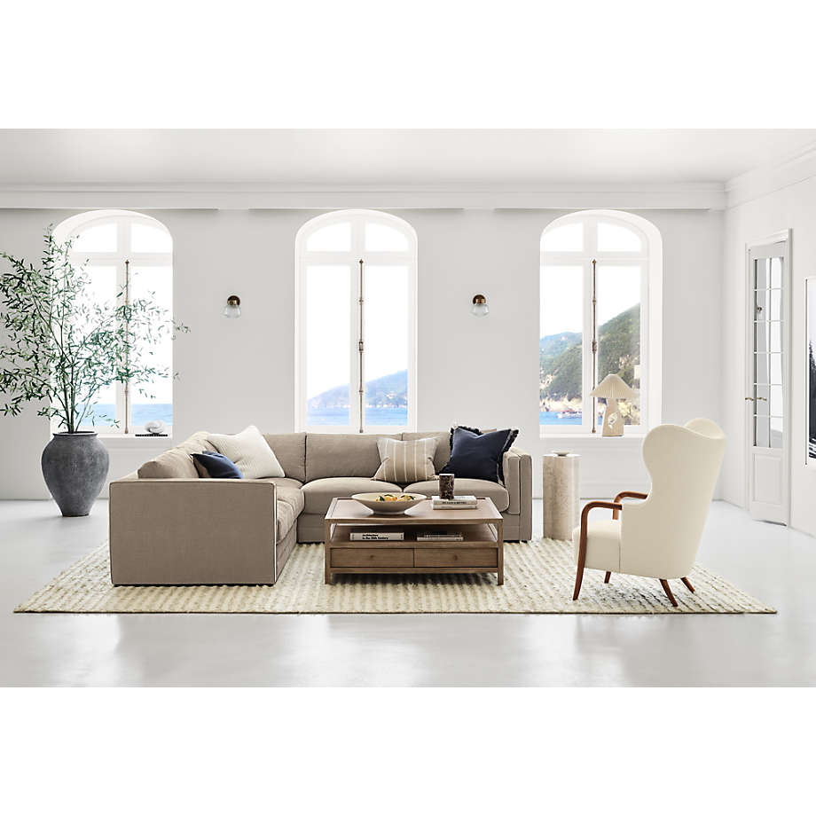 Caen Living Lounge Square Storage Coffee Table (Solid Wood) | Furniture | Waseeh Pakistan