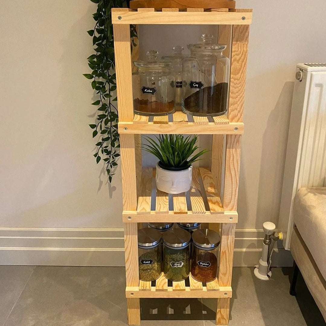 Calren Wood Shelve Organizer | Not Sale FB | Waseeh Pakistan