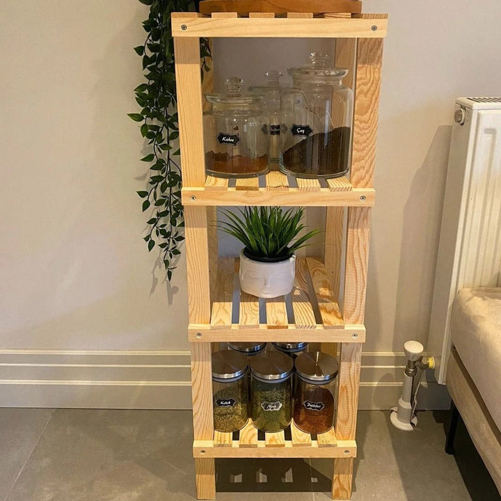 Calren Wood Shelve Organizer | Not Sale FB | Waseeh Pakistan
