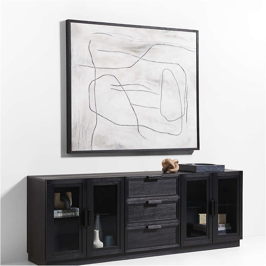 Calypso Living Lounge LED Storage Media Console (Solid Wood) | Furniture | Waseeh Pakistan