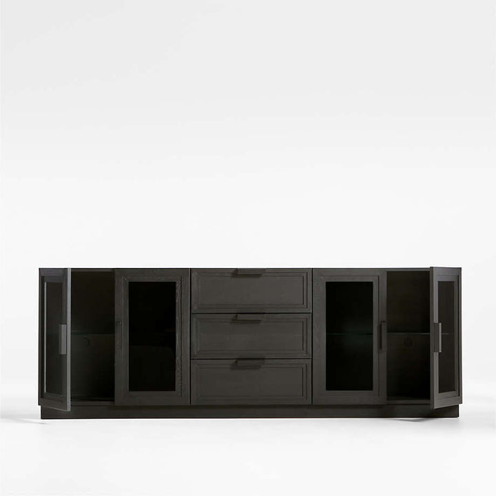 Calypso Living Lounge LED Storage Media Console (Solid Wood) | Furniture | Waseeh Pakistan