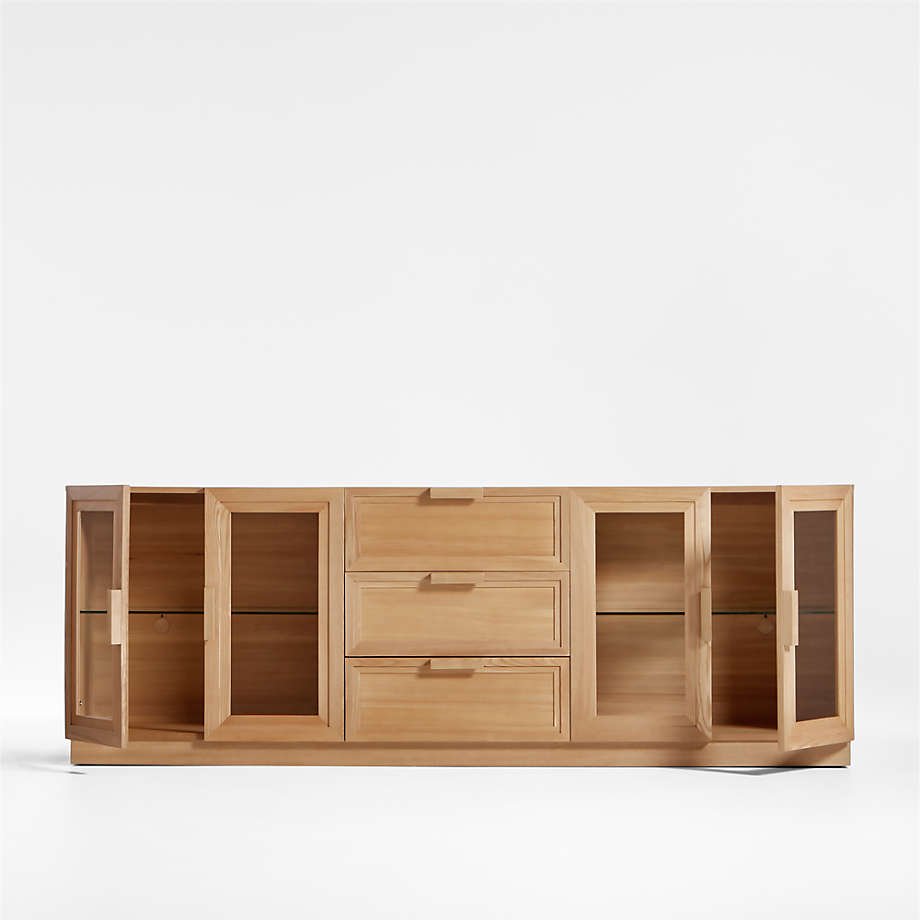 Calypso Living Lounge LED Storage Media Console (Solid Wood) | Furniture | Waseeh Pakistan