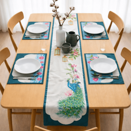Calyra Table Runner &amp; Mats Set | Home Décor | Waseeh Pakistan