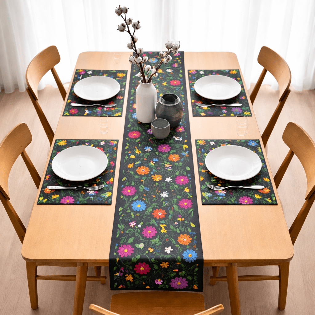Calyra Table Runner &amp; Mats Set | Home Décor | Waseeh Pakistan