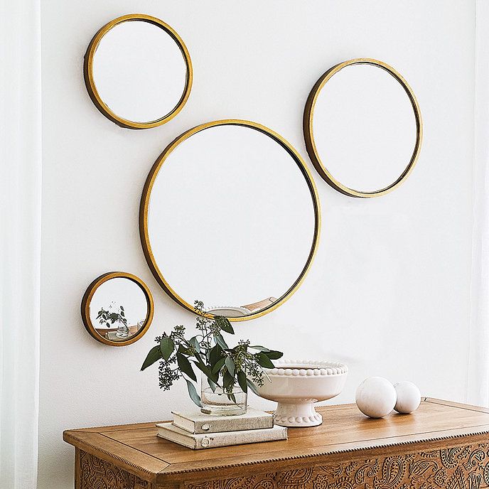 CASA Living Lounge Wall Mounted Mirrors Home Decor (Set of 4) | Not Sale FB | Waseeh Pakistan