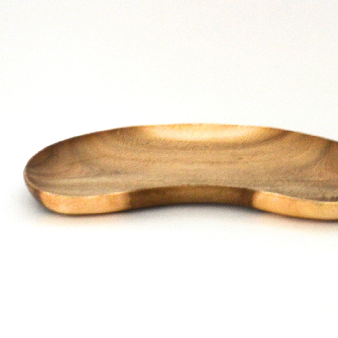 Cashew Nut Shape Wooden Platter Tray | kitchen Item | Waseeh Pakistan