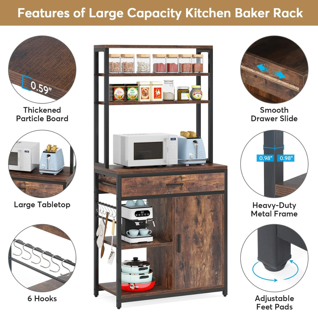 Casity Kitchen Utensil Organizer Storage Bakers Rack-Special | Furniture | Waseeh Pakistan