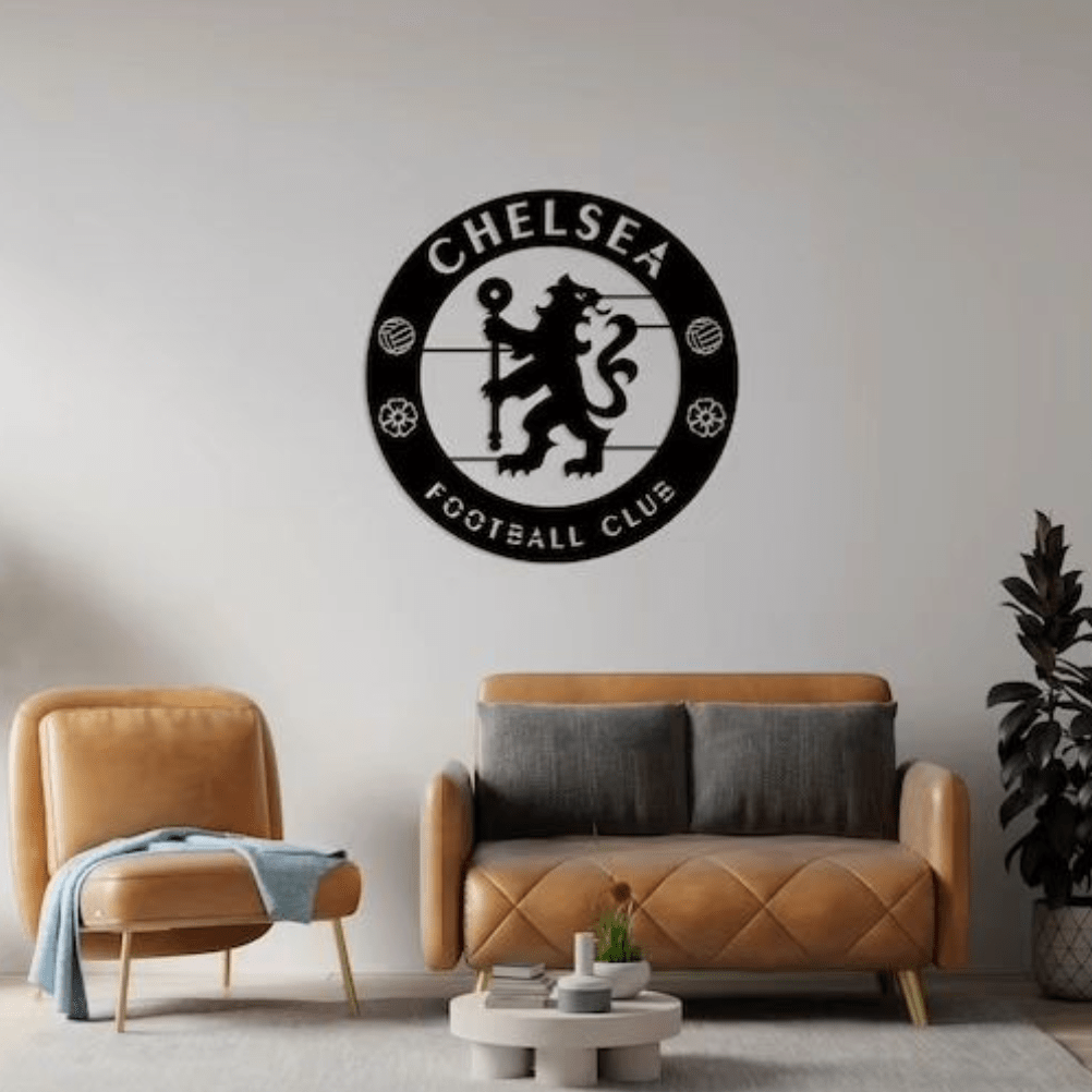 Chelsea FC Crest Wall Art - Premium Football Club Decor for Blues Fans | Home Décor | Waseeh Pakistan