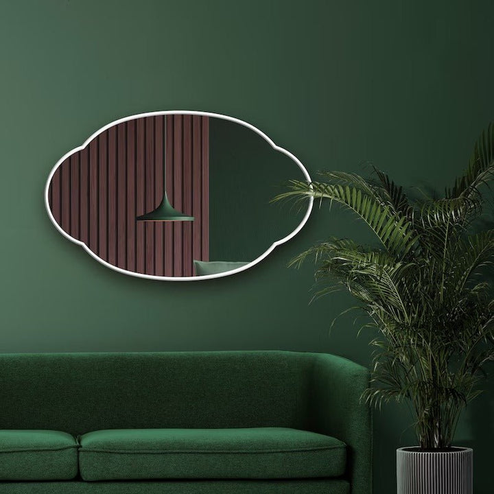 Cloudy Wall Hallway Entryway Minimalist Bedroom Bathroom Mirror | Home Décor | Waseeh Pakistan